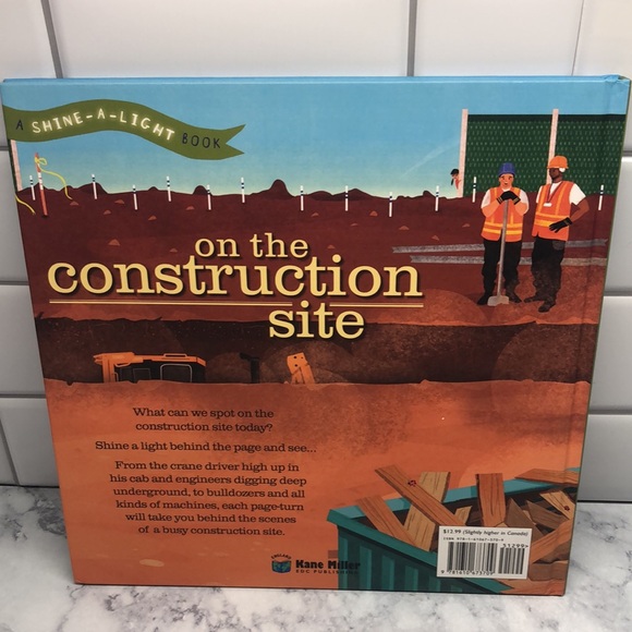 On the Construction Site Shine-a-light Book - Picture 3 of 4